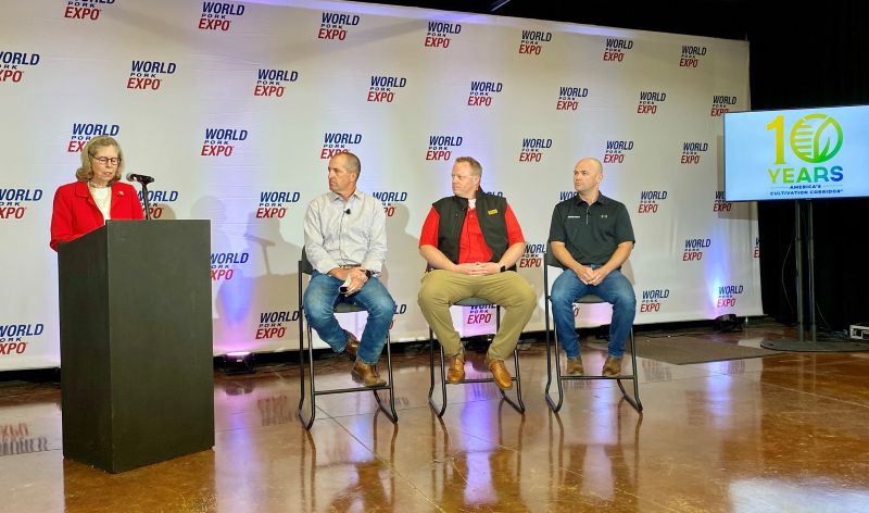 Panel at World Pork Expo World Pork Expo panel